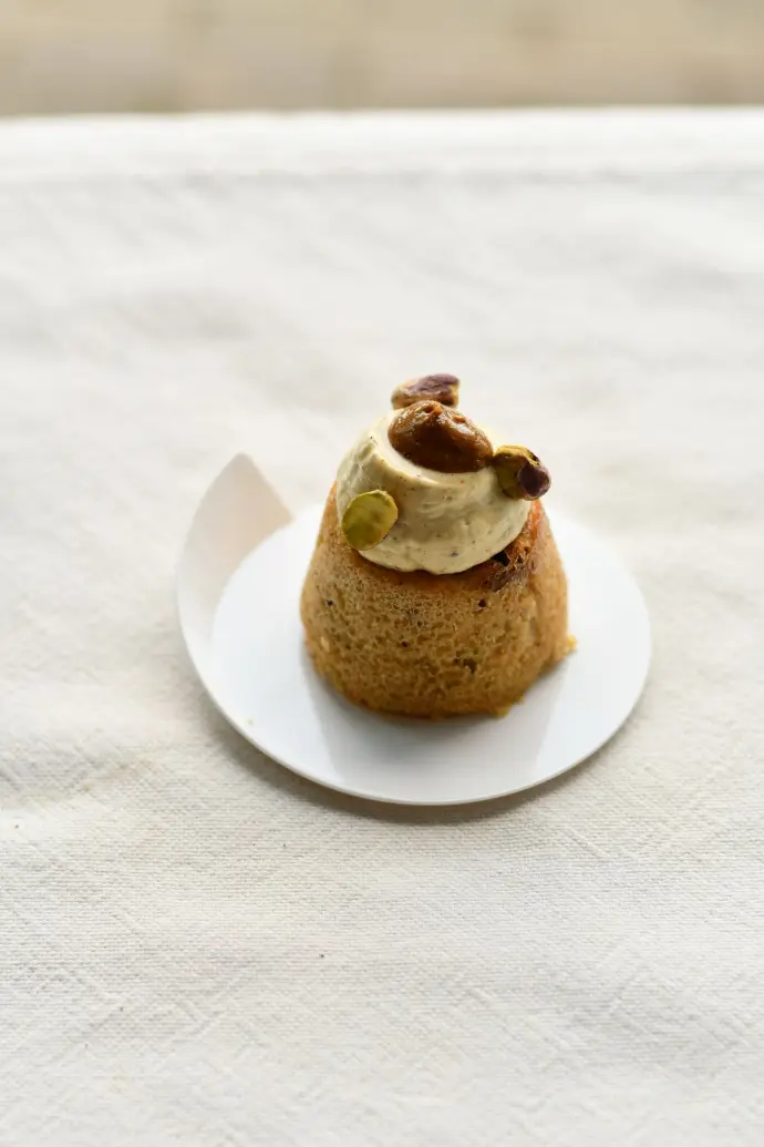 financier pistaches